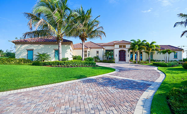 Residential Paver Driveway in Palm Beach, FL